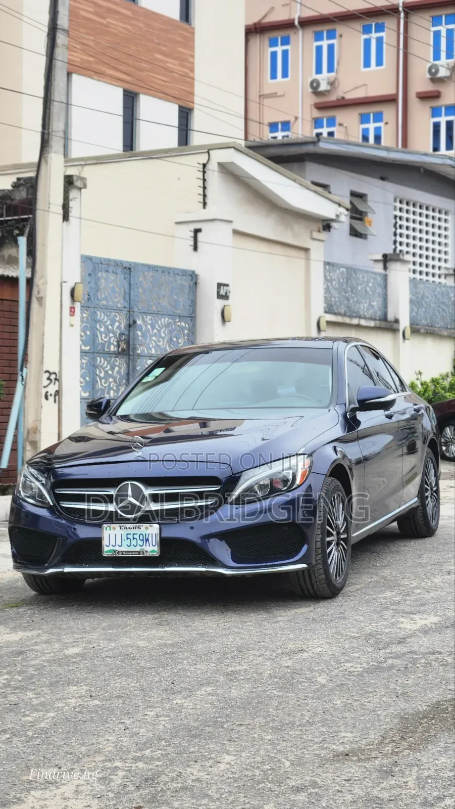 Mercedes-Benz C300 Sport 4dr AWD 4Matic Sedan (2.0L 4cyl 7A) 2015 Blue