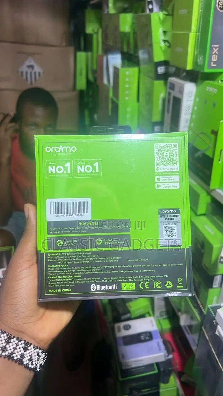 Oraimo OTW-631 SpaceBuds 2 52dB Hybrid ANC and AI