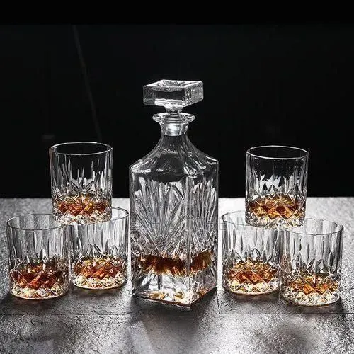 7pcs Deli Glassware Decanter Sets