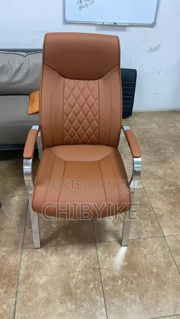 Foreign Executive Boss Chair Brown Leather