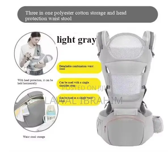 Multipurpose Baby Carrier With Hip Seat – 6 Carrying Combinations