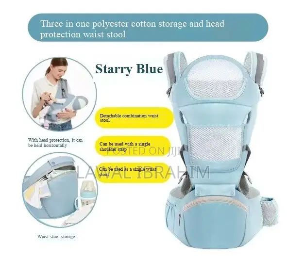Multipurpose Baby Carrier With Hip Seat – 6 Carrying Combinations