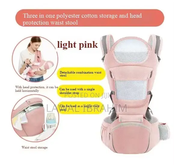 Multipurpose Baby Carrier With Hip Seat – 6 Carrying Combinations