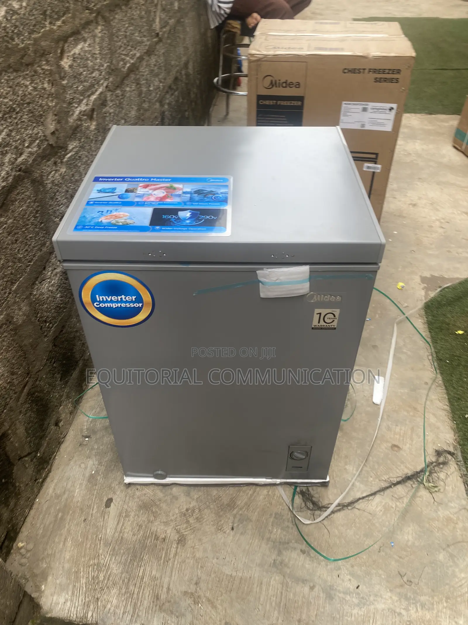 Midea 142L Inverter Compressor Chest Deep Freezer MDRC265FZG43D