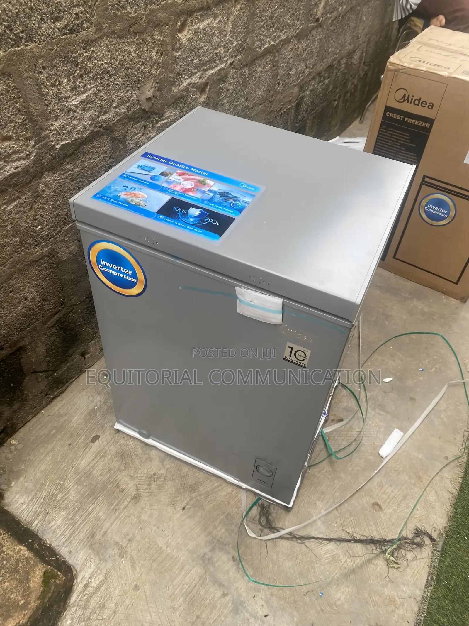 Midea 142L MDRC265FZG43D Energy Saving Chest Freezer Inverter