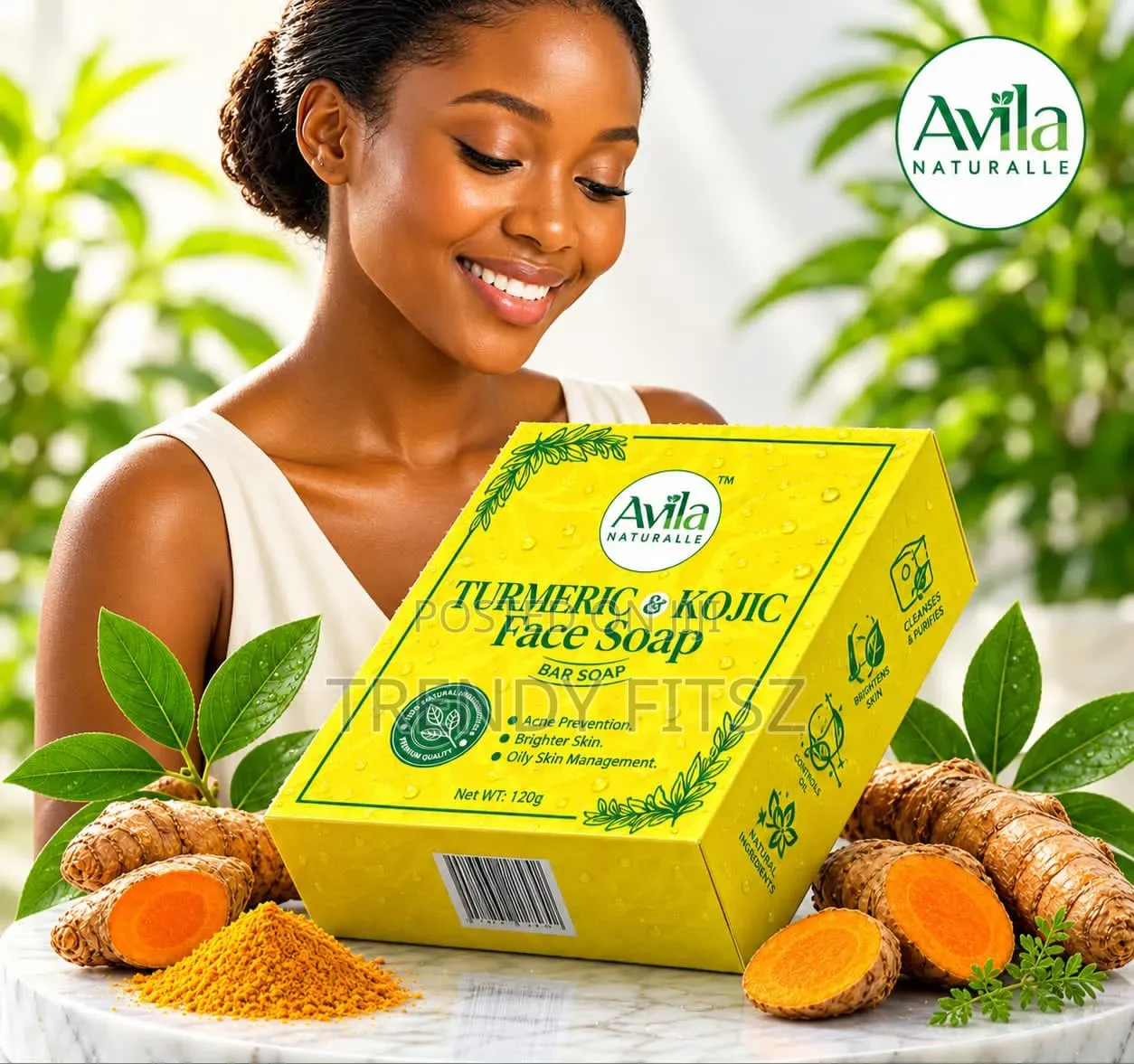 Kojic and Turmeric Face Soap