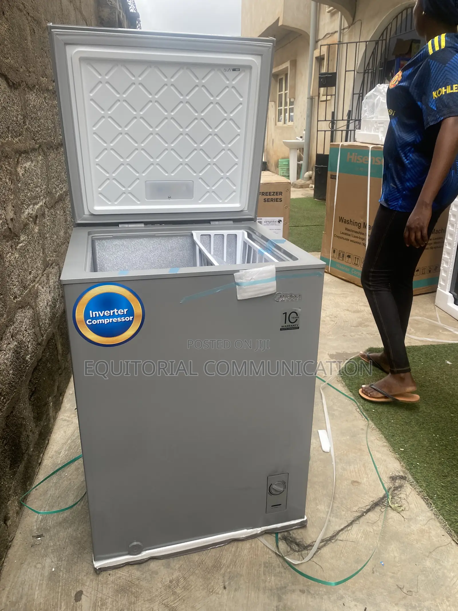 Midea 142L Inverter Compressor Energy Efficient Chest Freezer