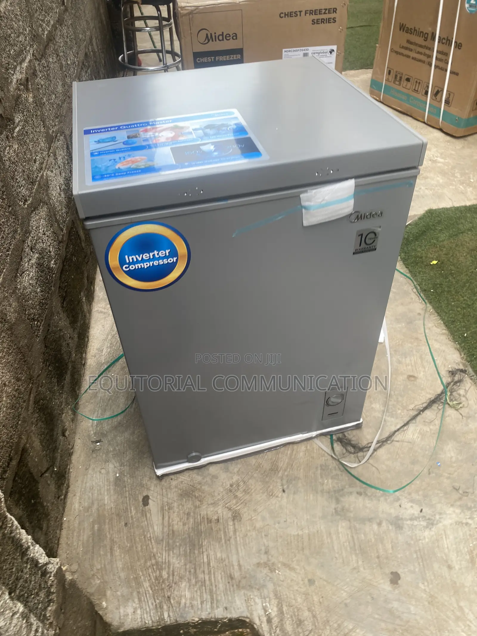 Midea MDRC265FZG43D 142L Power Saving Inverter Chest Freezer
