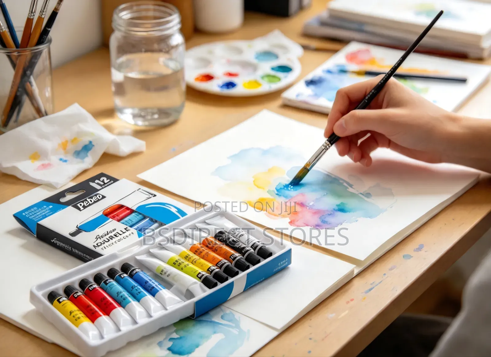 Pebeo Aquarelle Watercolour High Quality/ Vibrant (12x12ml)