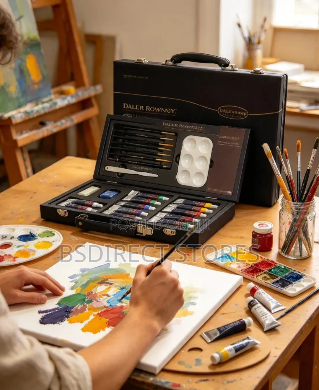 Boldmere Professional Acrylic 25 Set With Wooden Carry Case