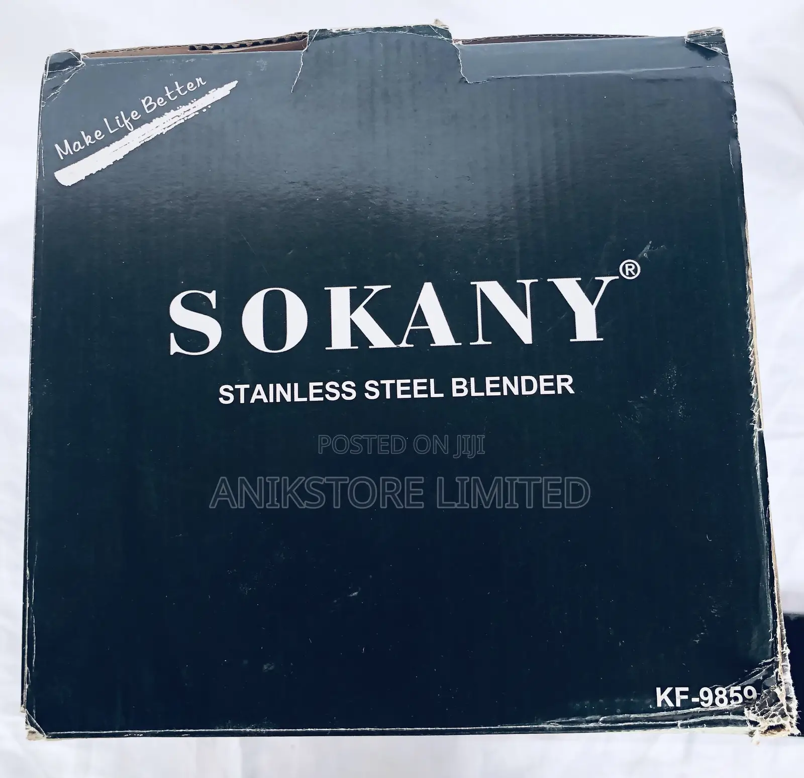 Sokany Glass Stainless Steel Blender (KF-9859)