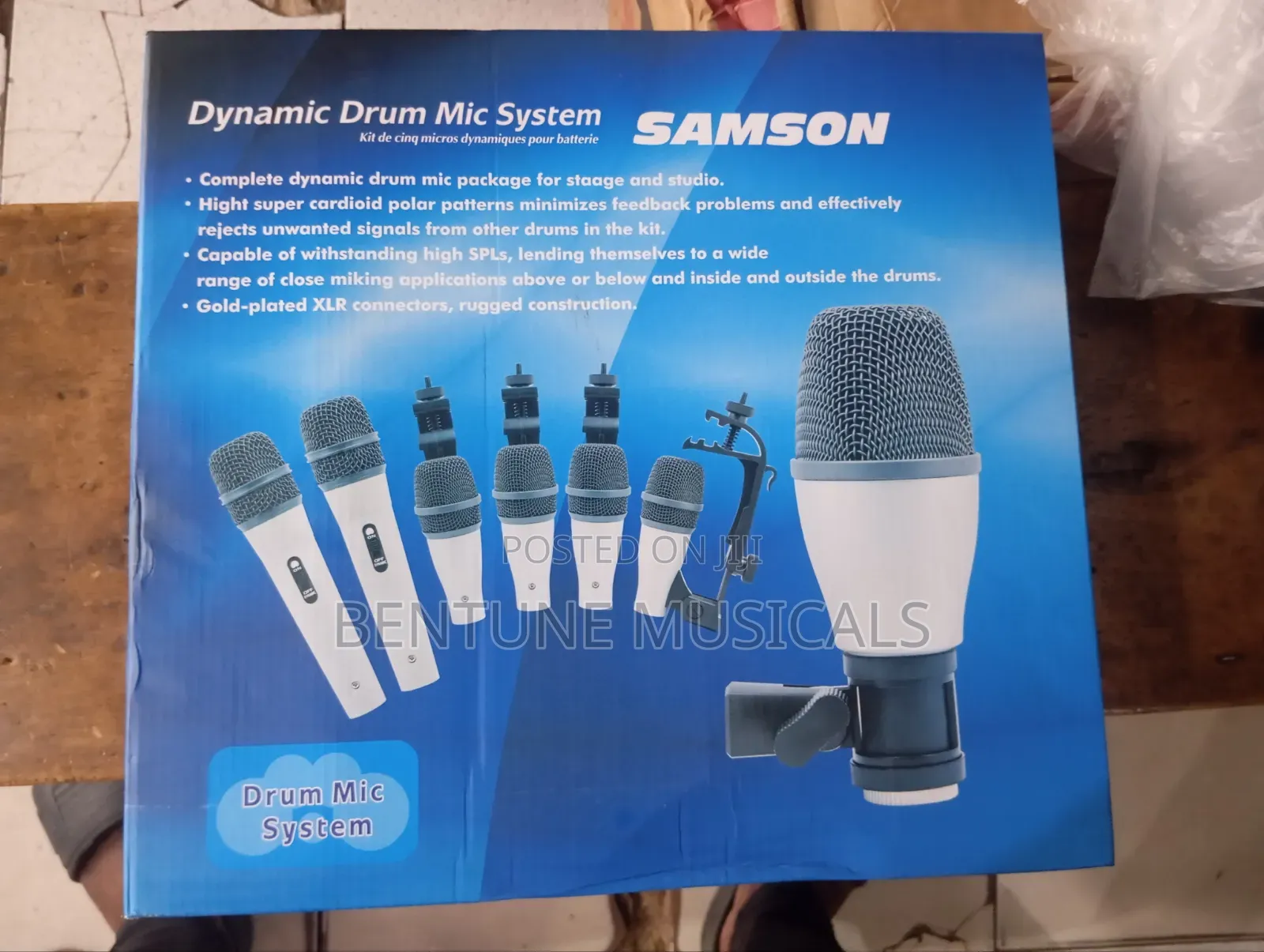 5 Set Samson Drum Mic System