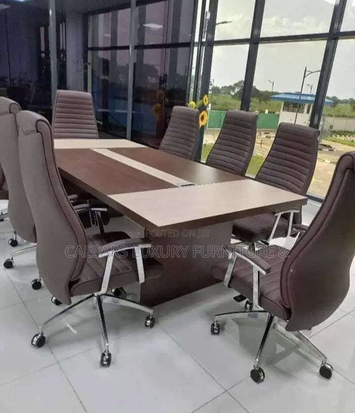 8- Seater Conference Table With Eight Executive Chairs