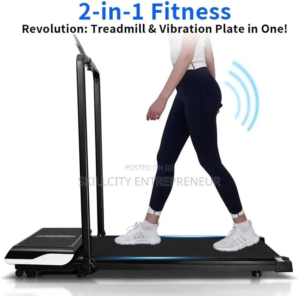 2-in-1 Treadmill + Vibration Plate