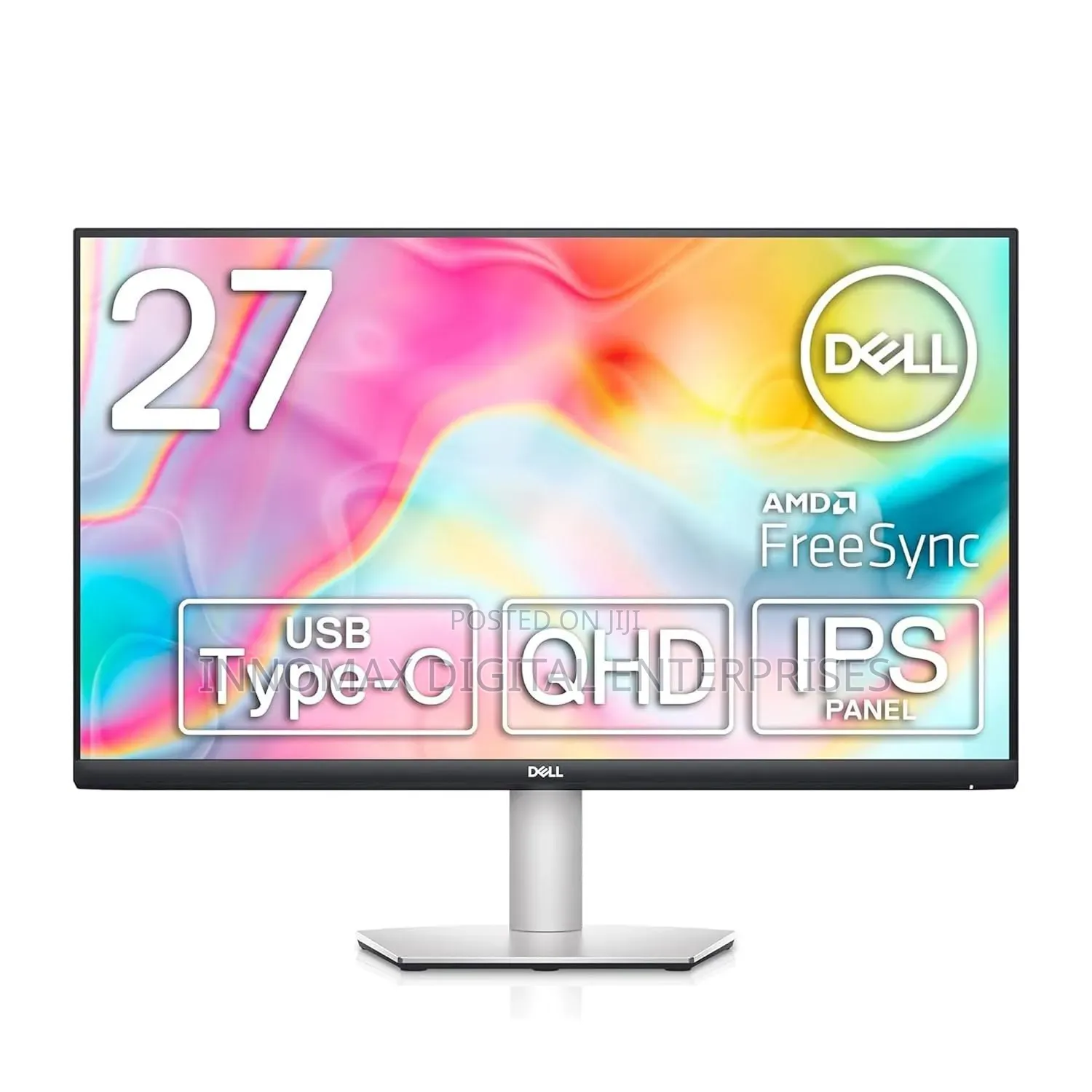 Dell 27-Inch QHD 1440p IPS USB-C Frameless LED Monitor
