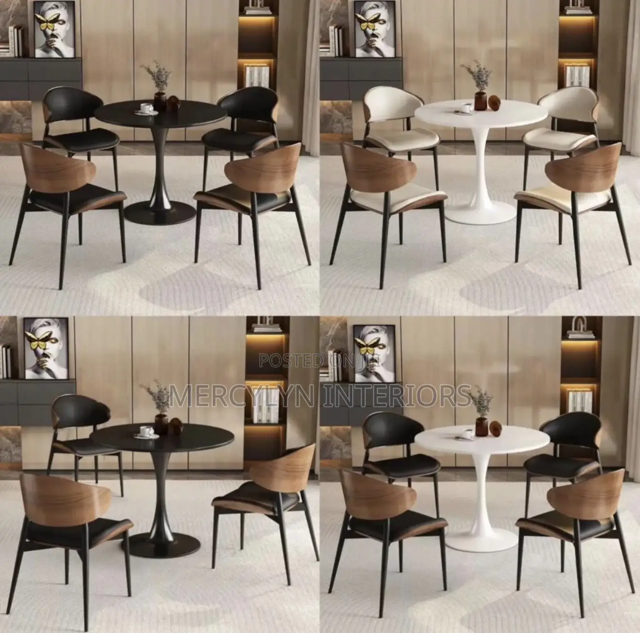 Wooden Back Dining Chairs