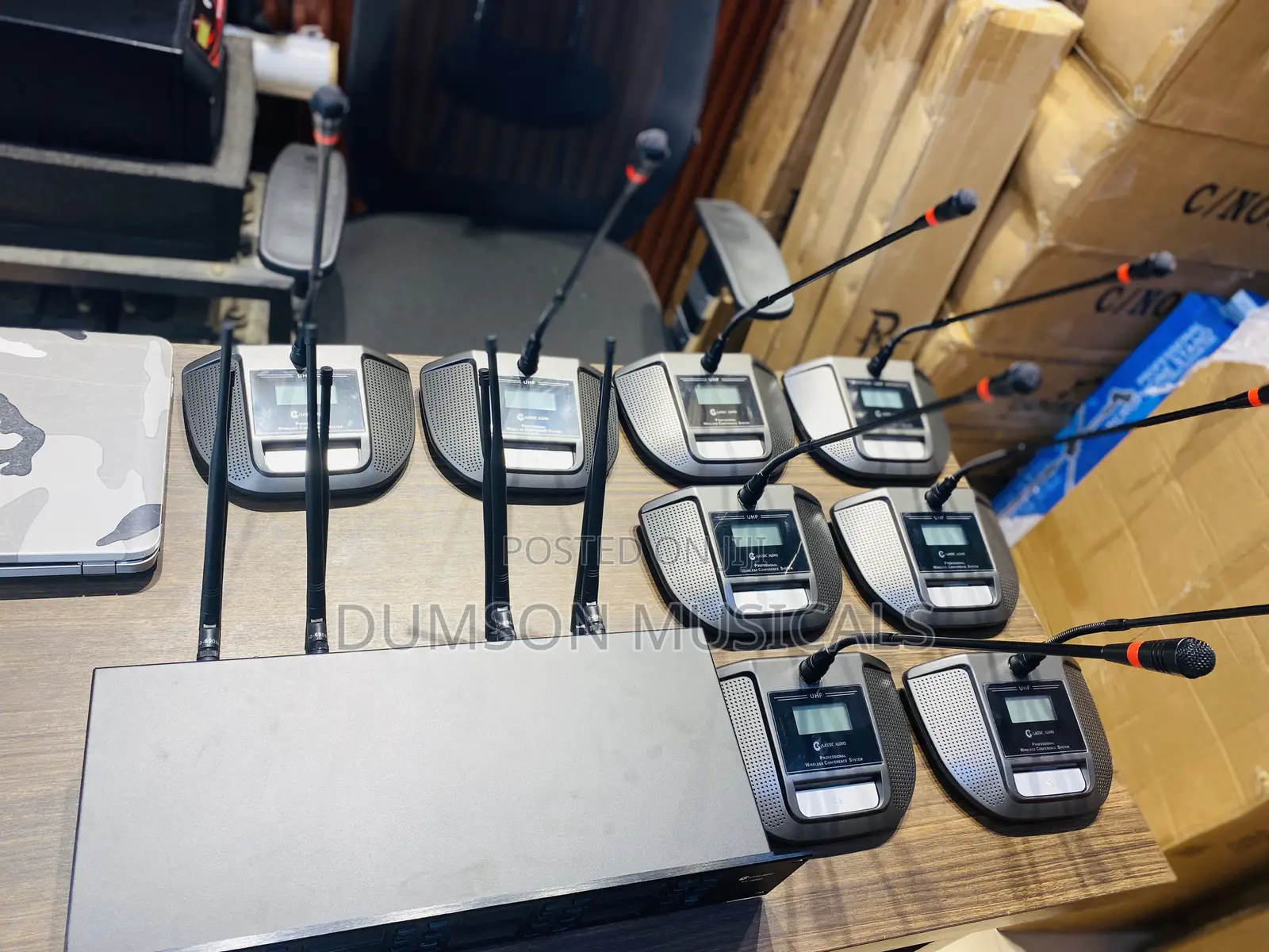 Classic Audio TY-800 8in1 Conference Wireless Microphone System