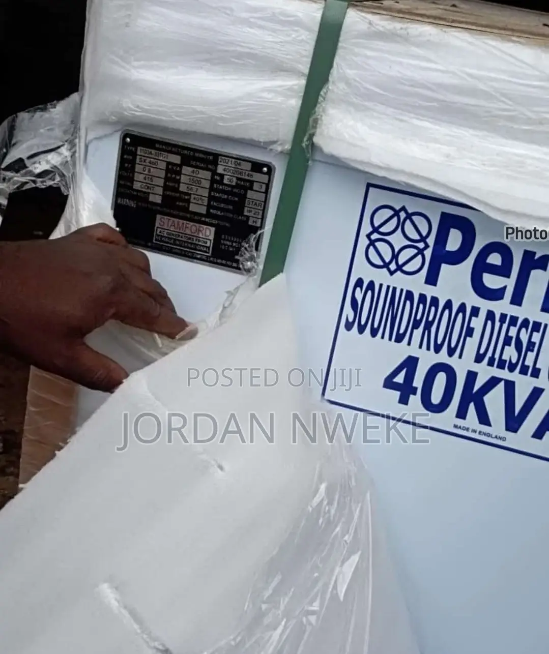 SP:(40kva) Perkins Soundproof Diesel Generator With Warranty on It