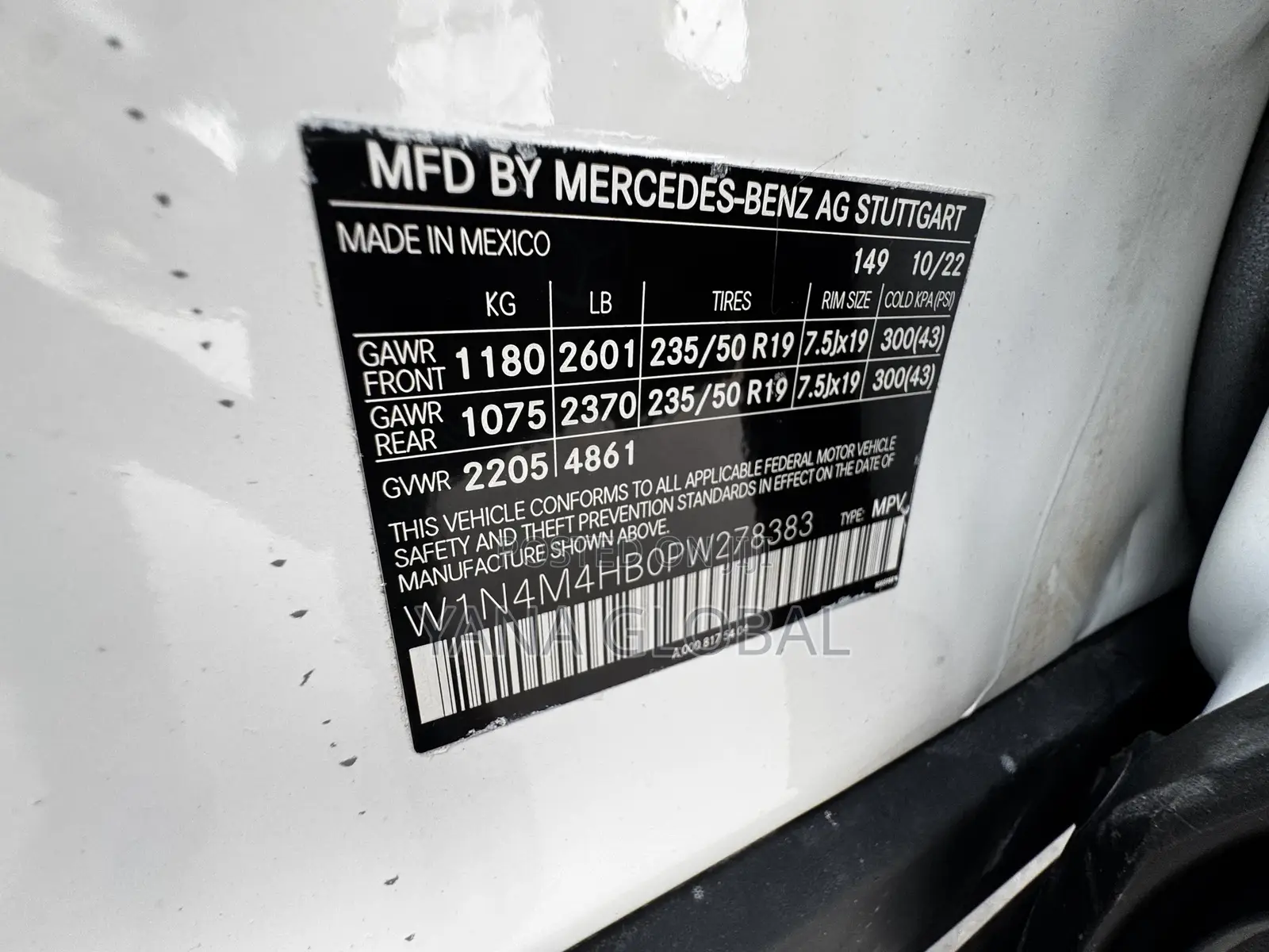 Mercedes-Benz GLB-Class GLB 250 4MATIC 2023 White