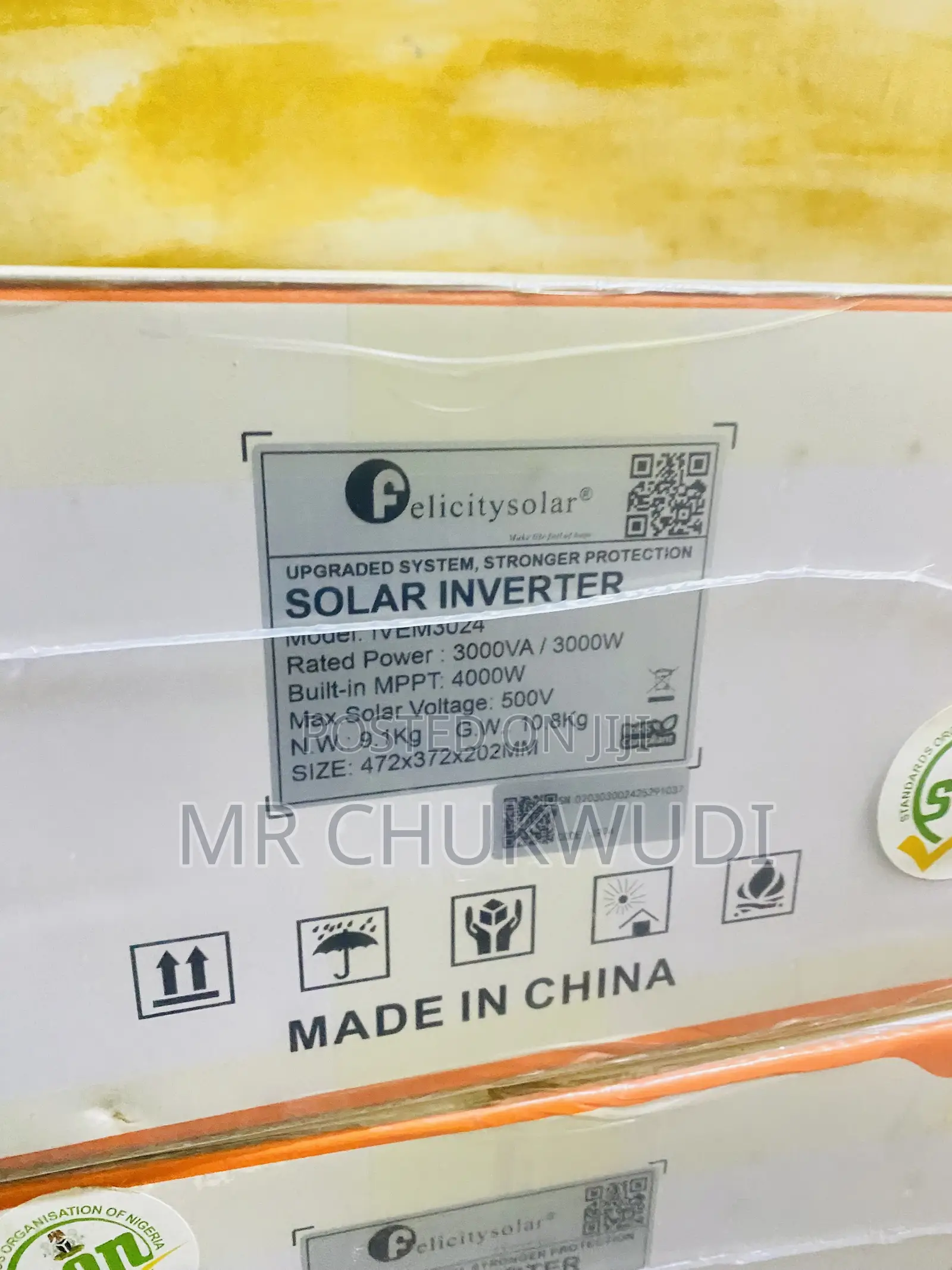 3kva 24v Ivem Felicity Hybrid Solar Inverters Is Available