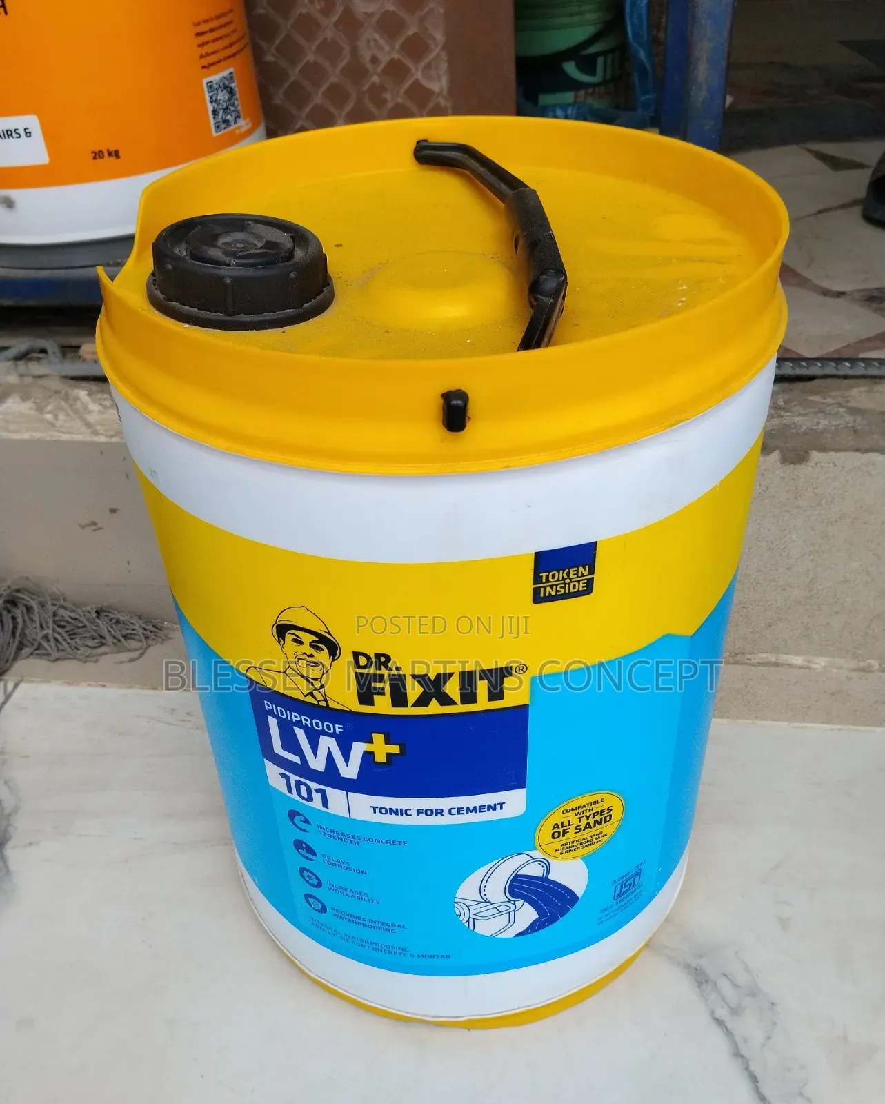 Dr Fixit 20kg Liquid Waterproofing for Mortar, Plastering and Concrete