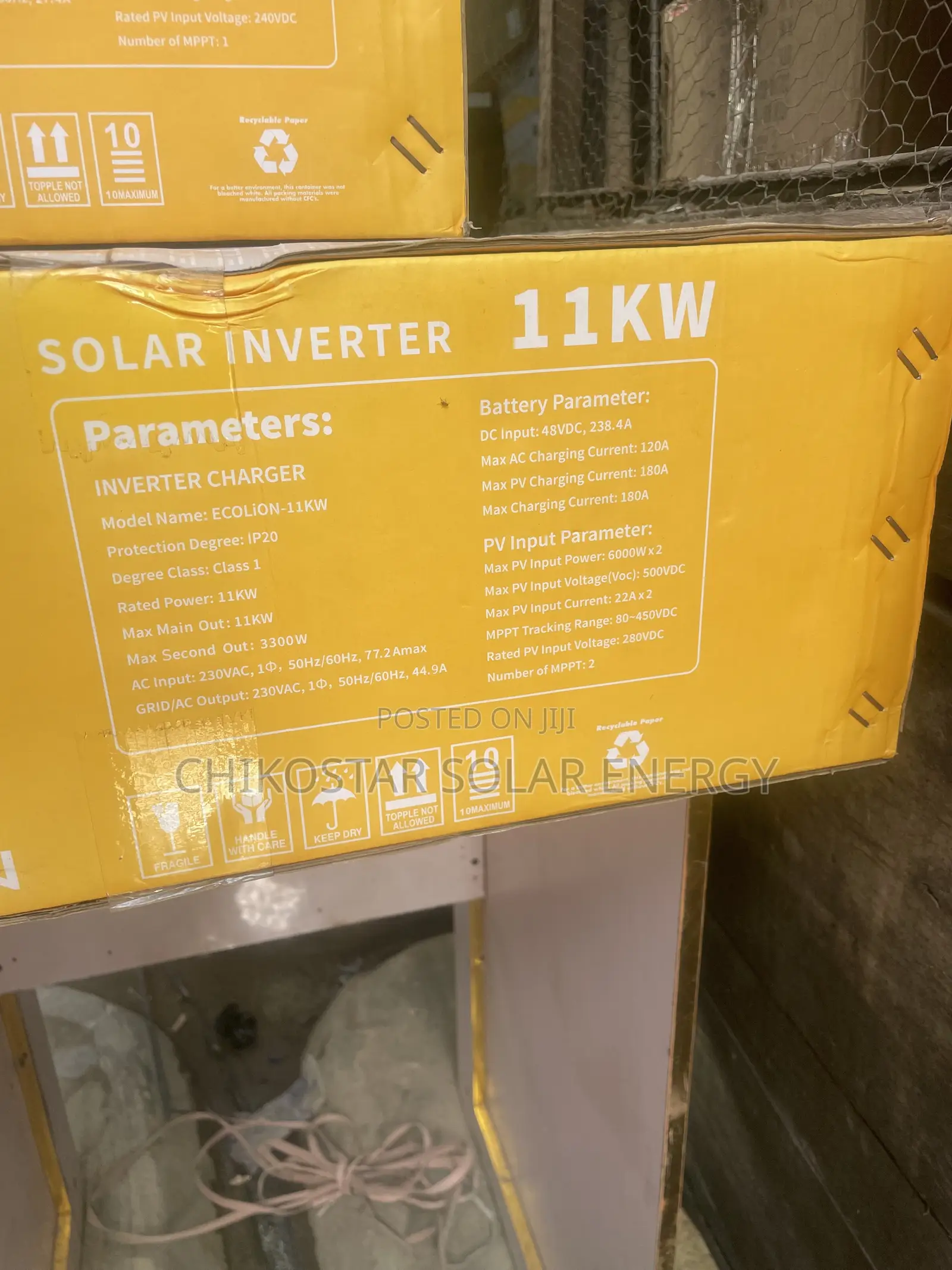 Ecolion 11kw Hybrid Solar Inverter