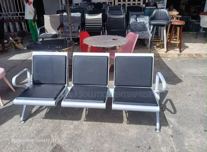 Quality Imported Foreign 3 in 1 Seater Waiting Chair