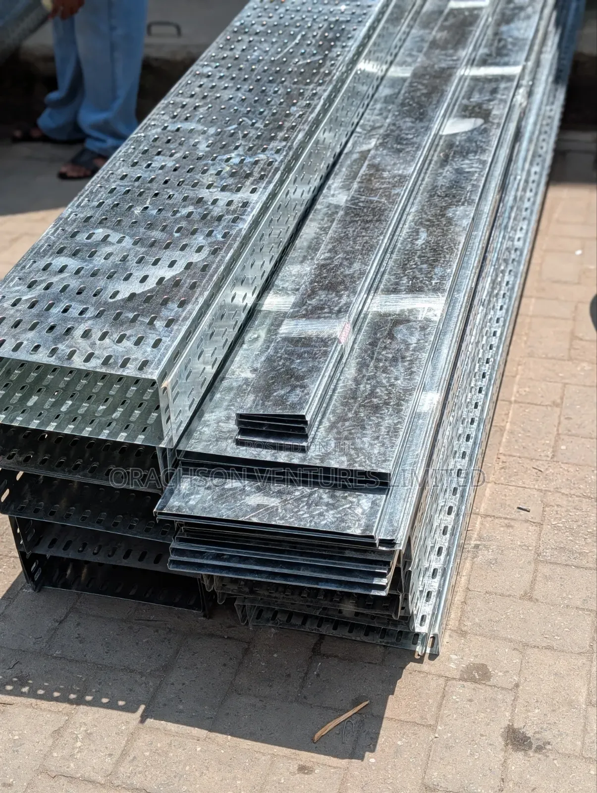 300x100 Imported Galvanized Cable Trays 3meters