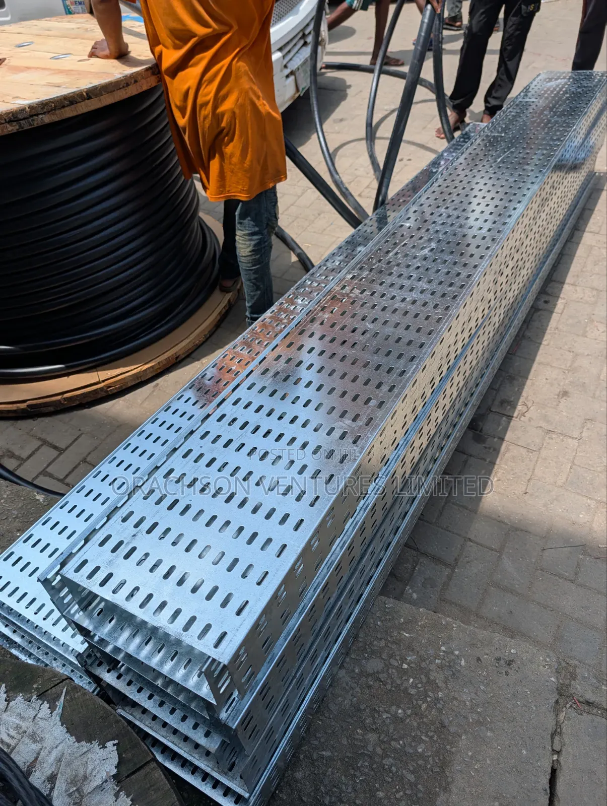 300x100 Imported Galvanized Cable Trays 3meters