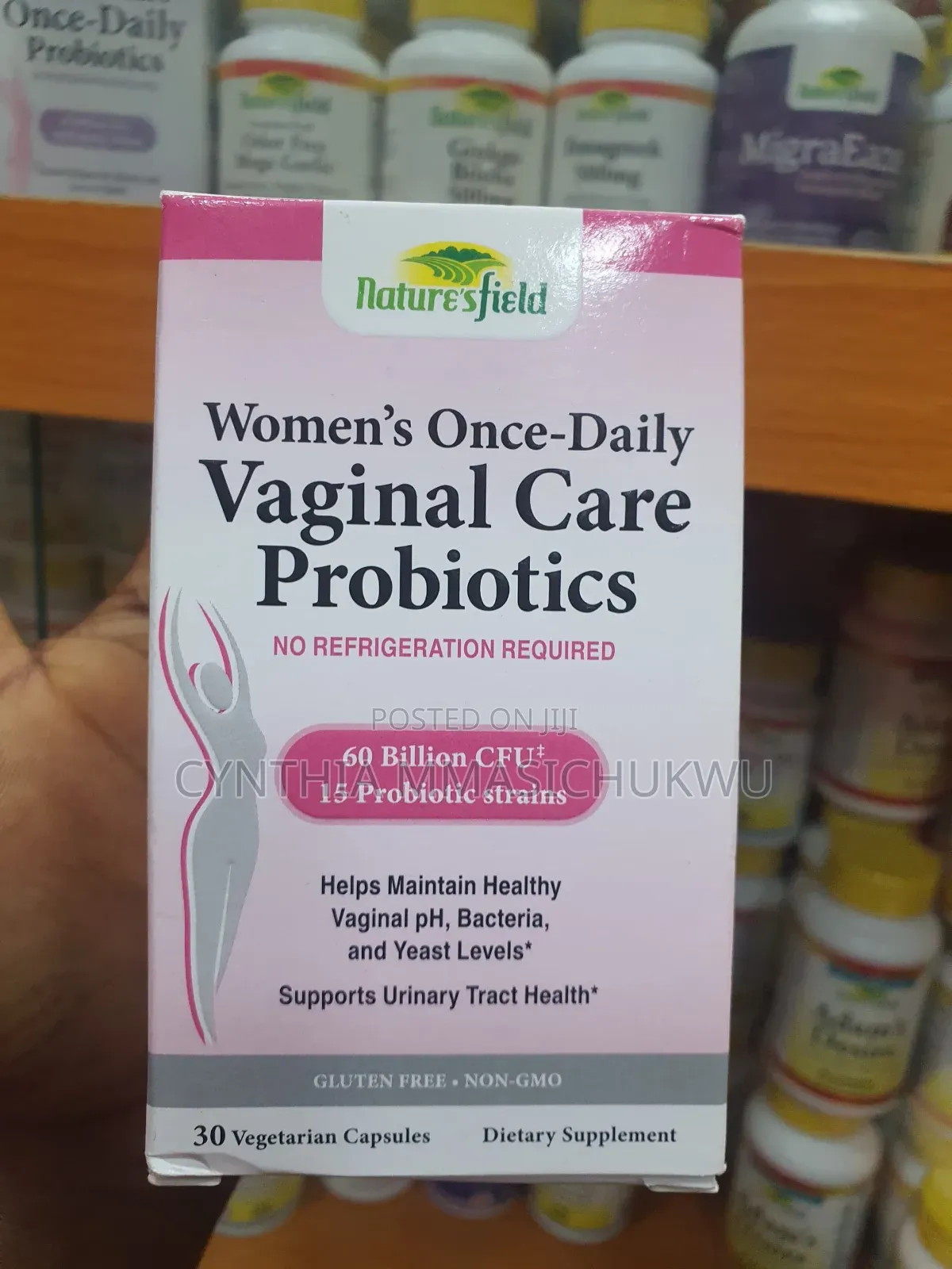 Nature's Field Women's Once-Daily Vaginal Care Probiotics