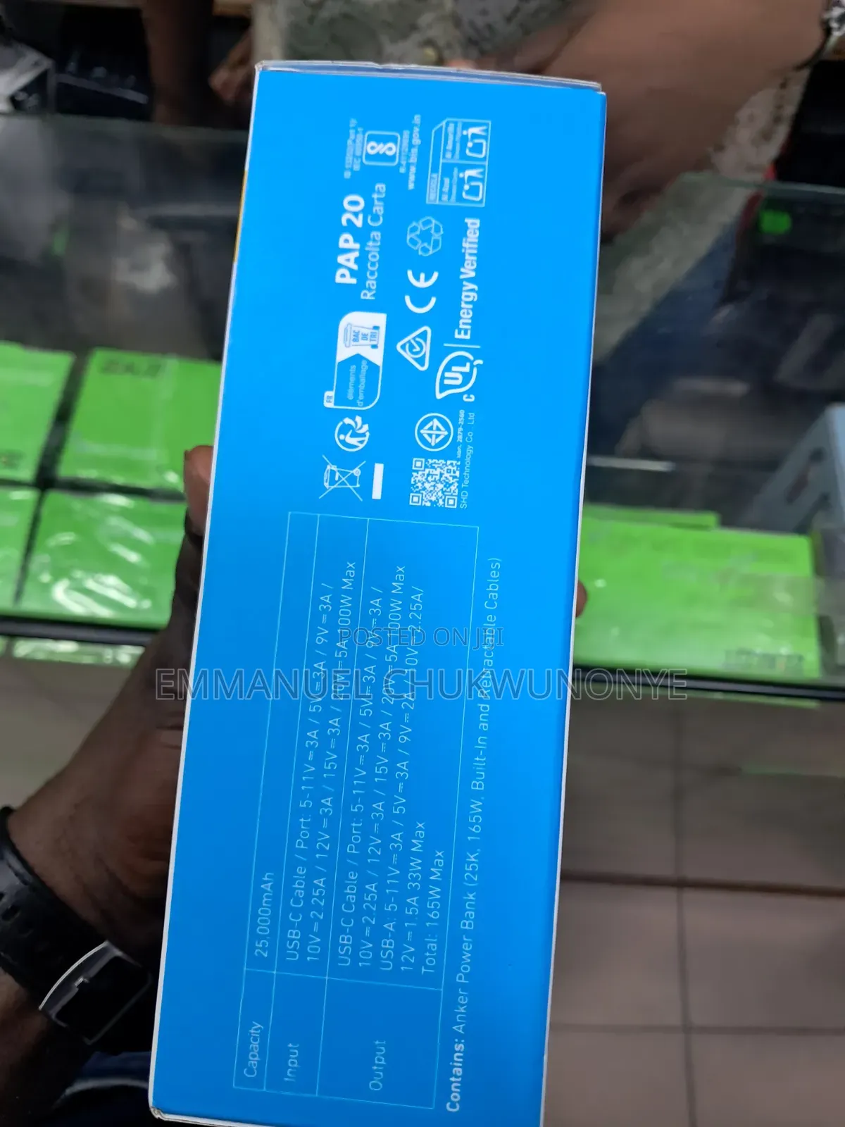 Anker 165w 25000mah Power Bank