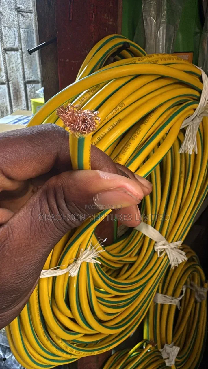 Earth Cable 16mm Green and Yellow