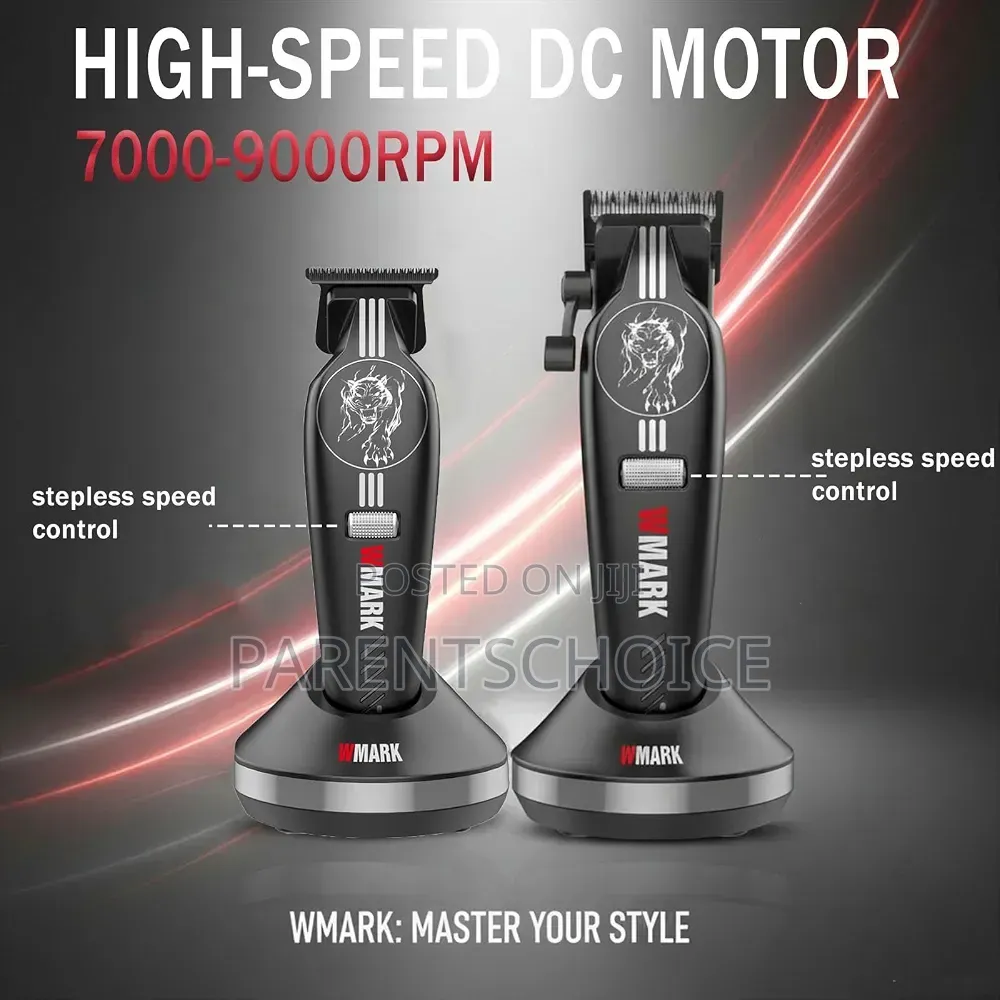 WMARK NG-8634KIT High Speed Barber Kit Clipper and Trimmer