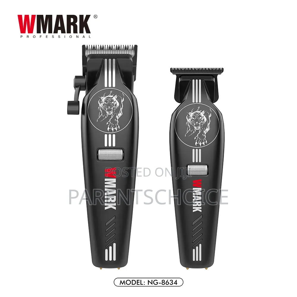 WMARK NG-8634KIT High Speed Barber Kit Clipper and Trimmer
