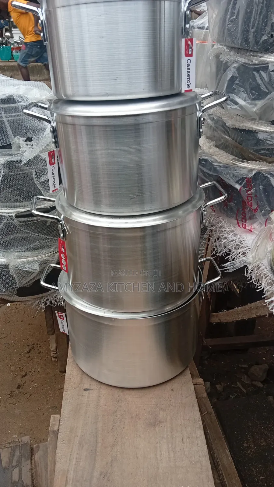 Heavy Duty Aluminium Pots (Large Sizes)