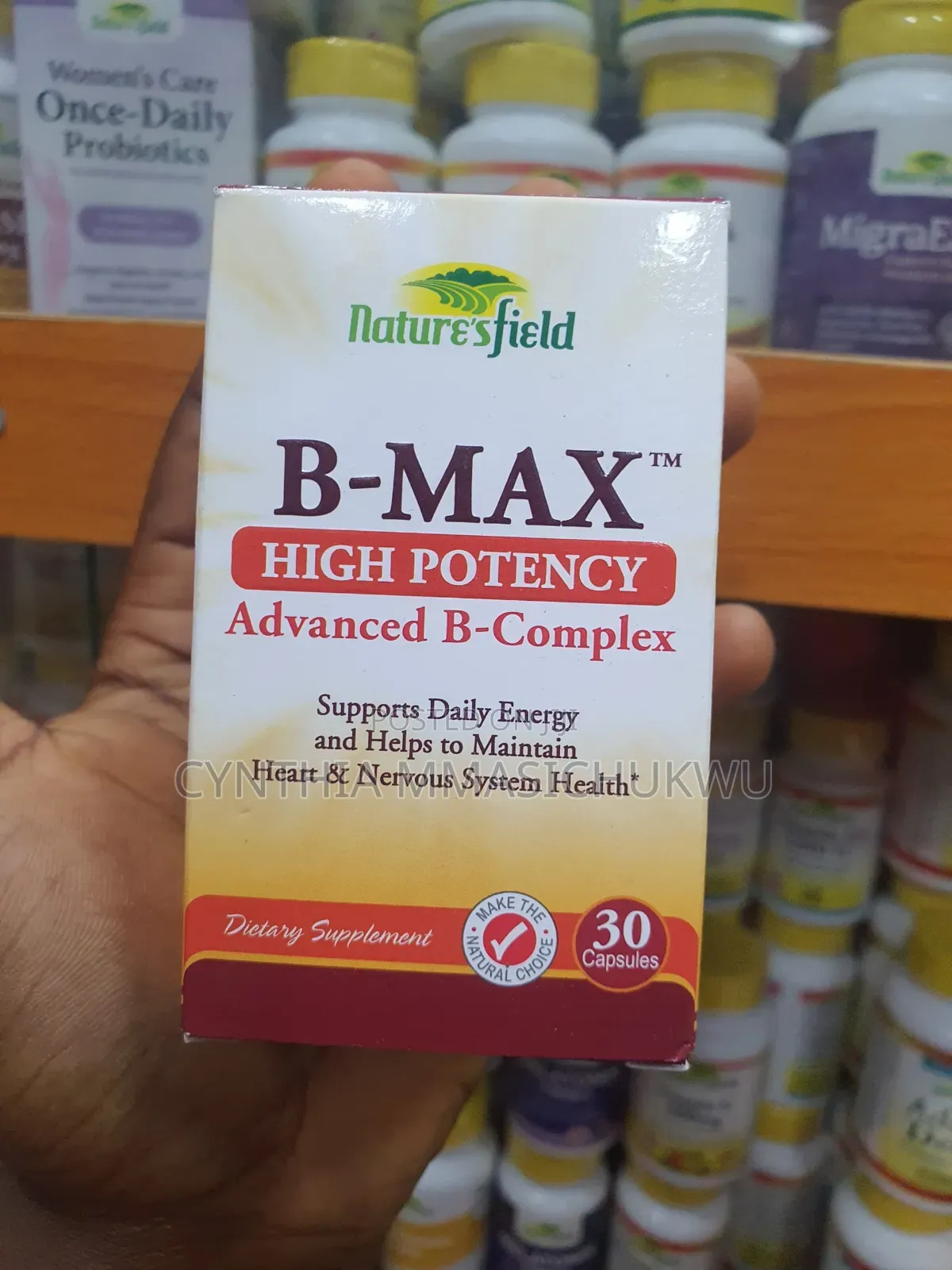 Nature's Field B-Max High Potency Advanced B-Complex