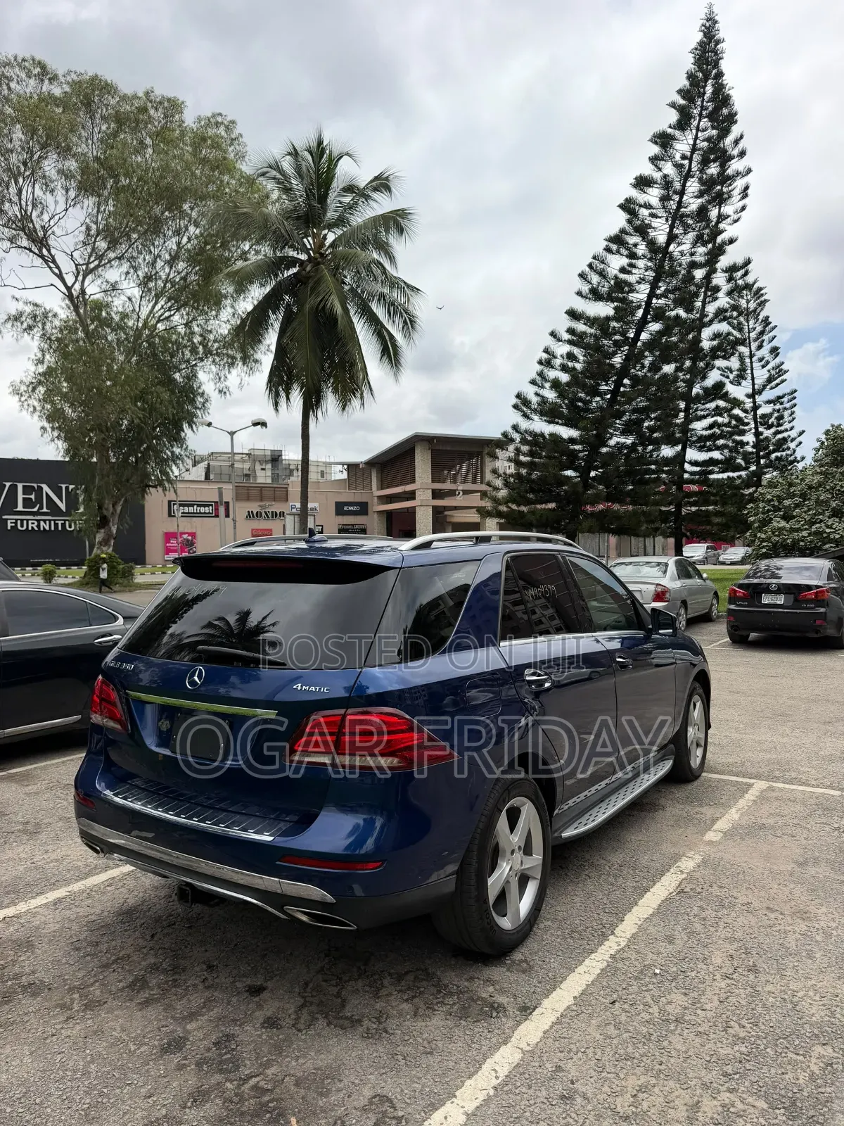 Mercedes-Benz GLE-Class GLE 350 2017 Blue