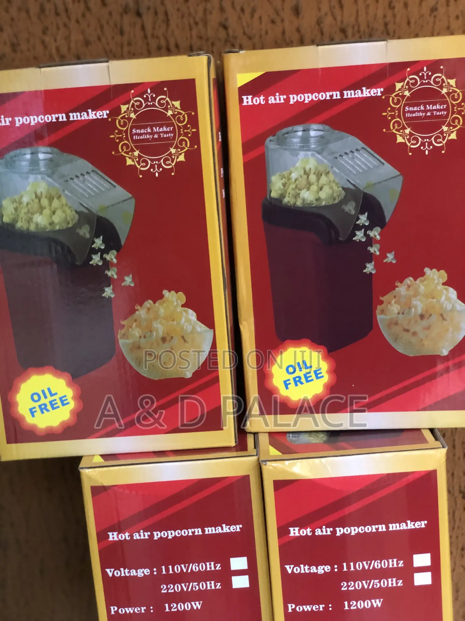 Household Mini Electric Popcorn Maker Machine