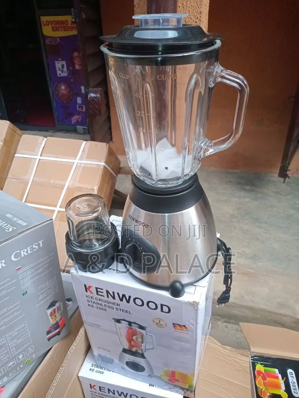 2in1 High Quality Stainless Steel Kenwood Pure Copper Blender & Ice