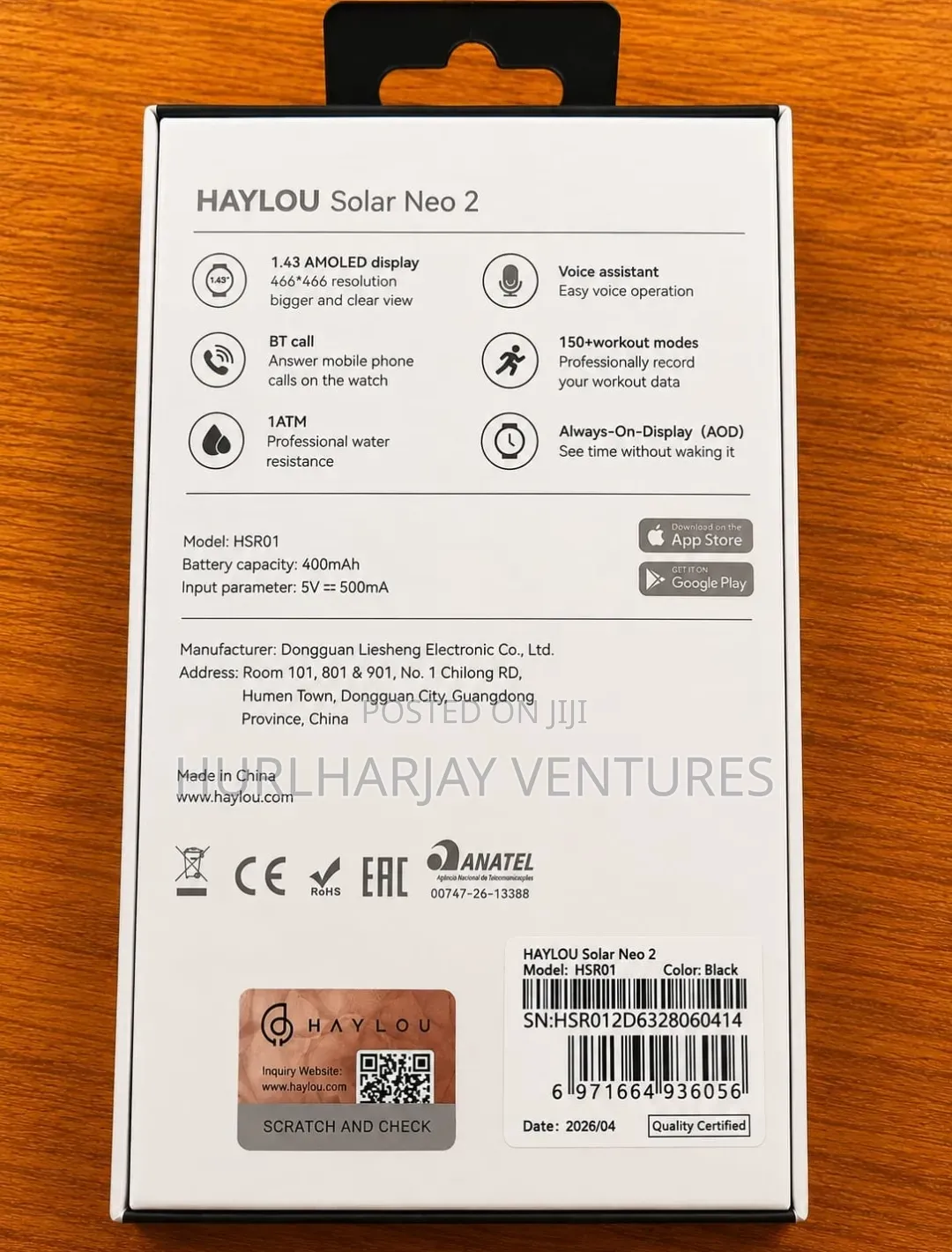 Haylou Solar Neo 2 Smartwatch (Amoled)