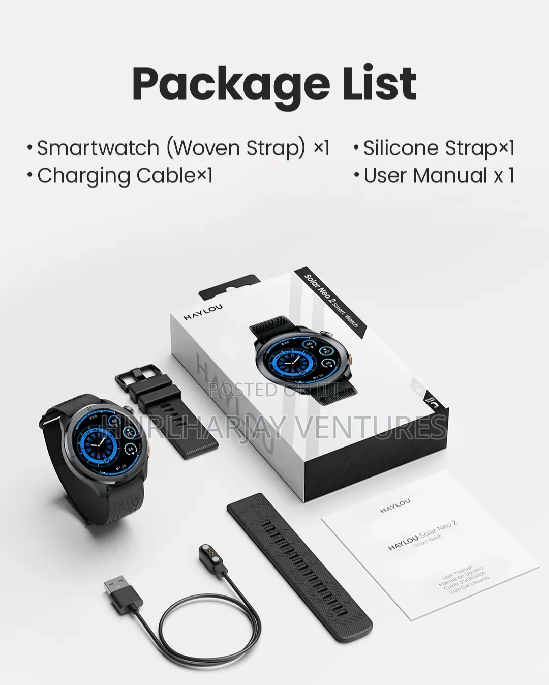 Haylou Solar Neo 2 Smartwatch (Amoled)