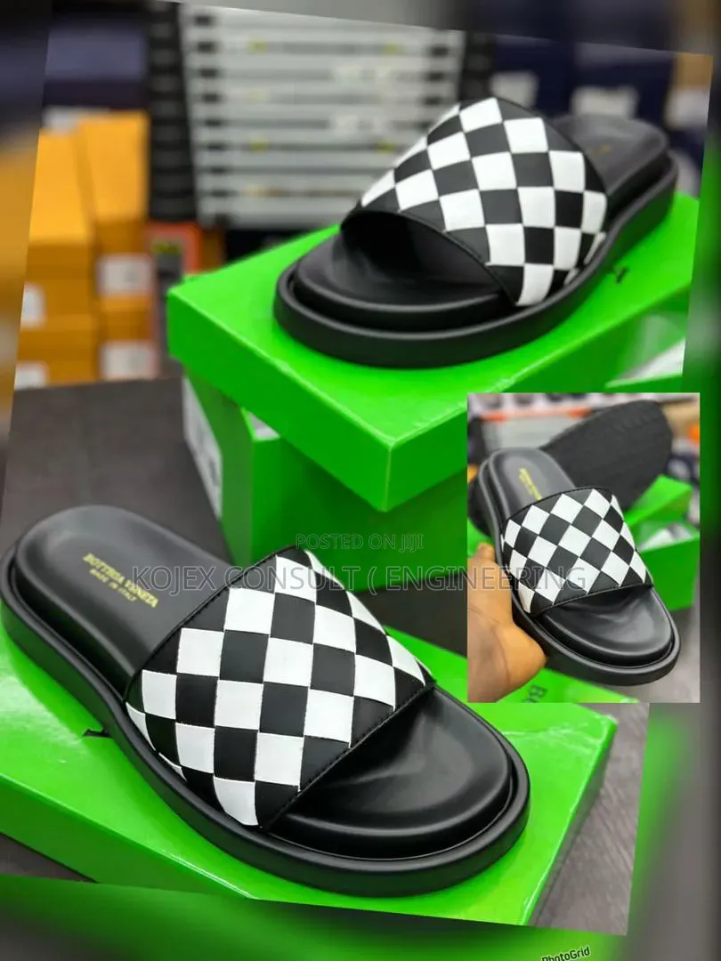 Toga Virilis Luxury Men Comfy Leather Slides
