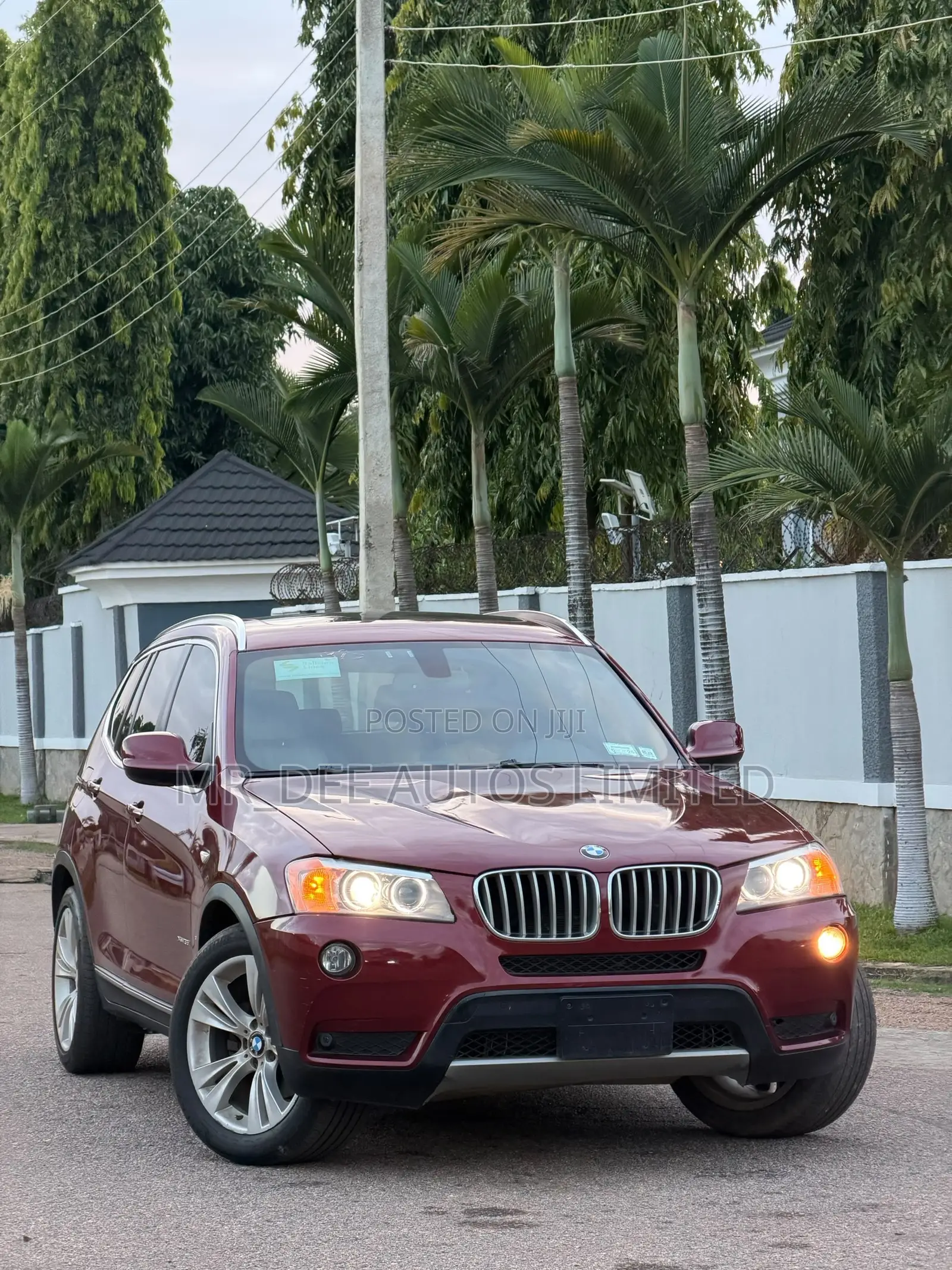BMW X3 2013 Burgundy