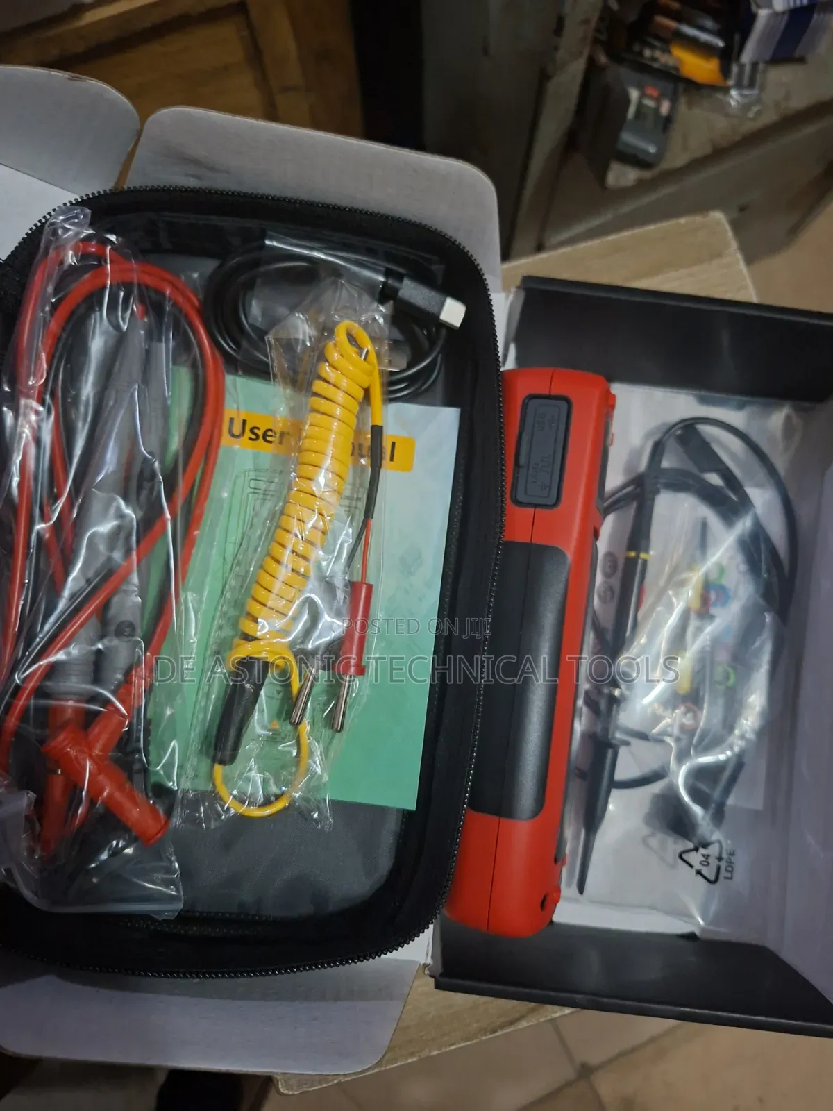 Oscilloscope Multimeter 3-in-1 Handheld Digital Instrument.