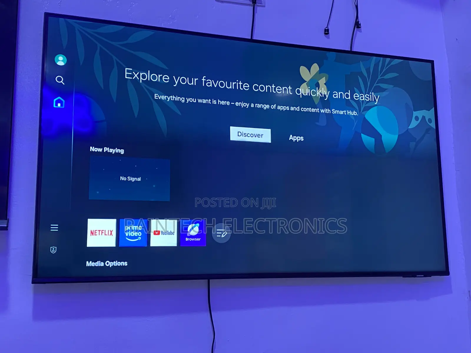 SAMSUNG 50” Smart TV Air Slim