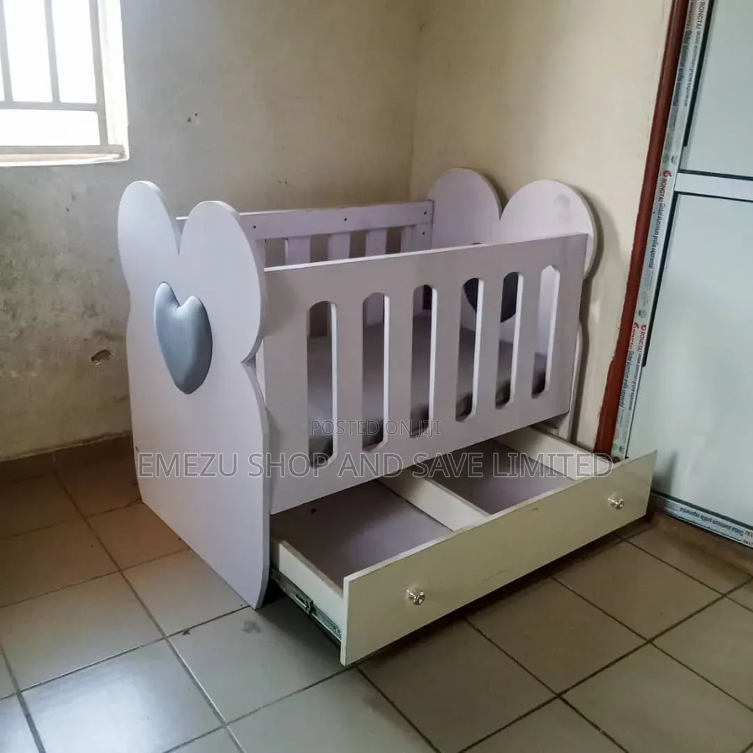 Baby Bed With Frame (Baby Cot)