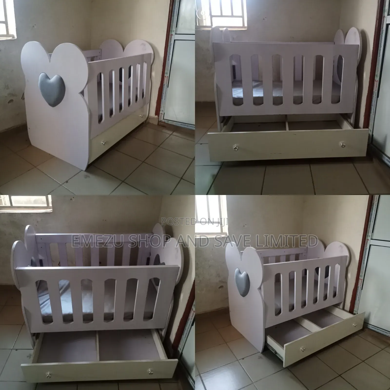 Baby Bed With Frame (Baby Cot)