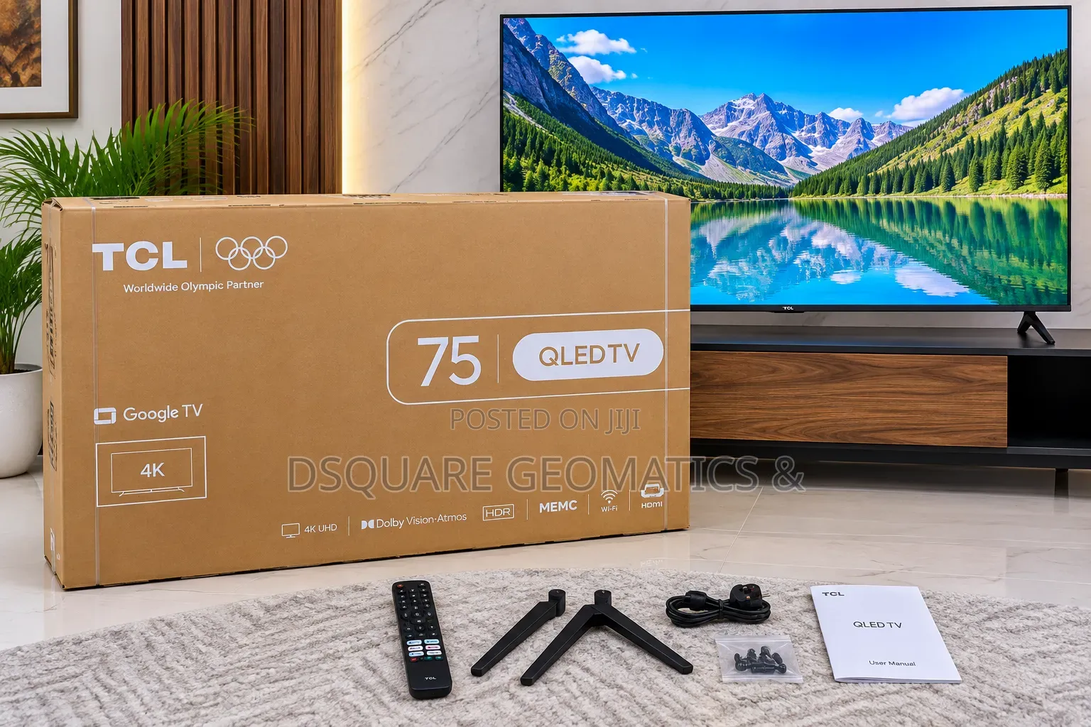 TCL 75-Inch QLED 4K Google Smart TV 75”
