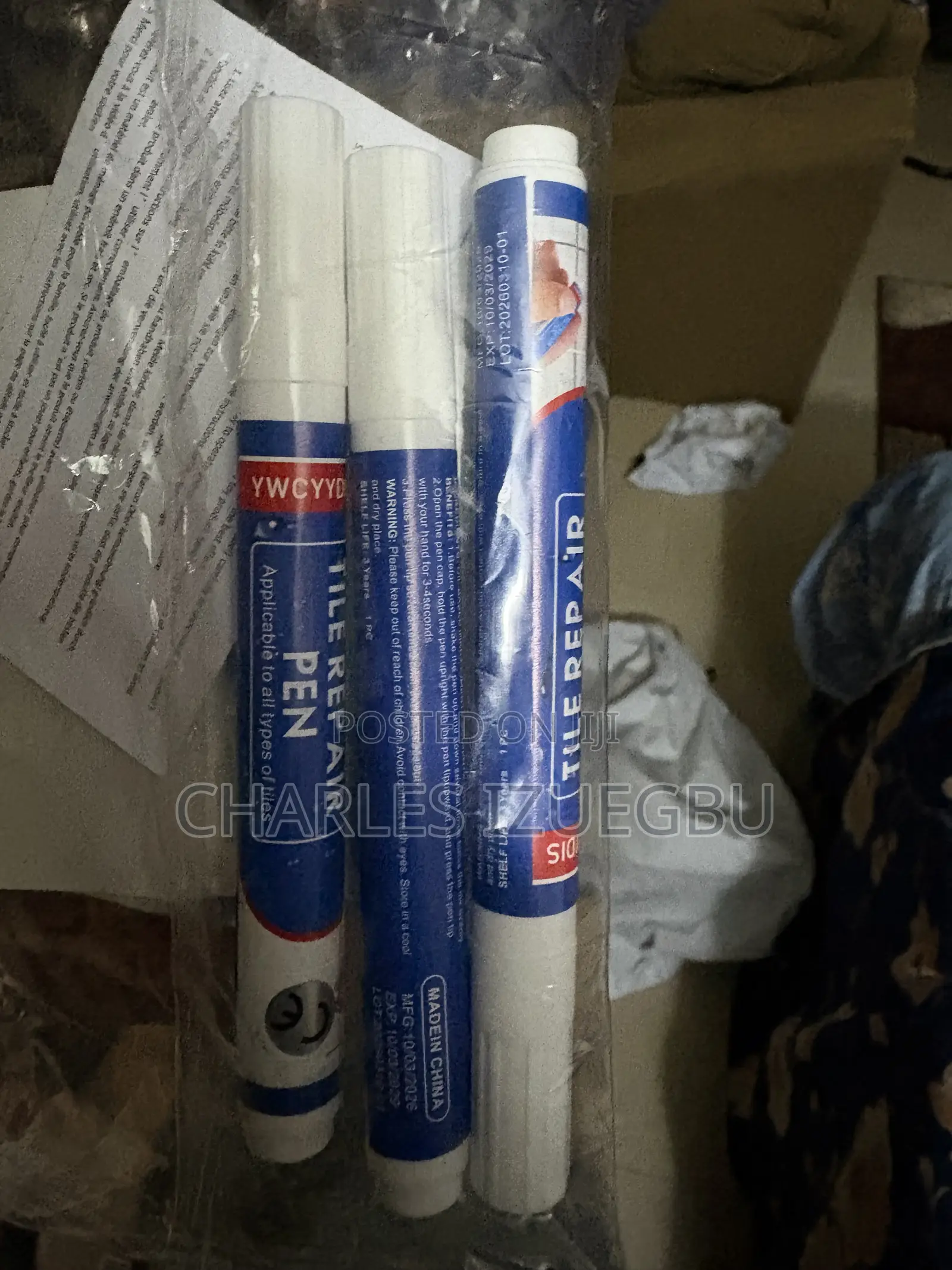 Tile Lining and Grout Filler Repair Pen