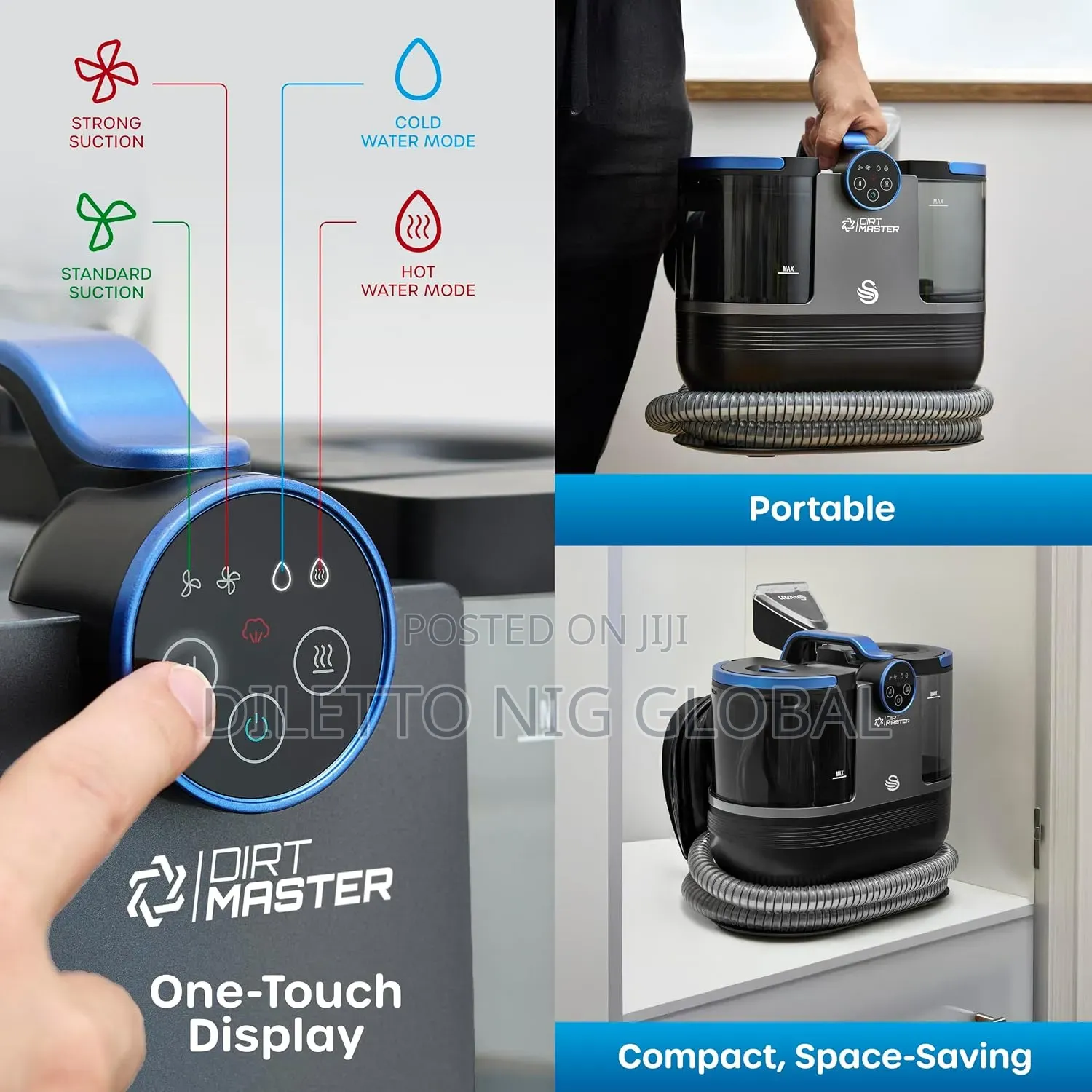 Swan Dirtmaster Pro Spot Cleaner for Carpets and Upholstery